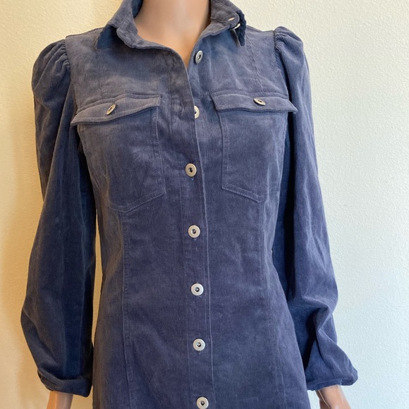 Forever 21 Coat Jacket front pockets with collar -Size Medium - Picture 5 of 8